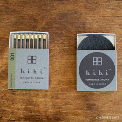 hibi］お香スティック8本入り 専用マット付き／ヒビ ｜オンセブン