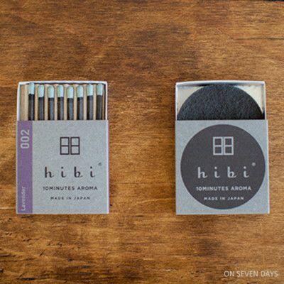 hibi］お香スティック8本入り 専用マット付き／ヒビ ｜オンセブン