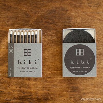 hibi］お香スティック8本入り 専用マット付き／ヒビ ｜オンセブン