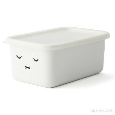 ミッフィーフェイス］深型角容器2点セット／miffy ｜オンセブンデイズ