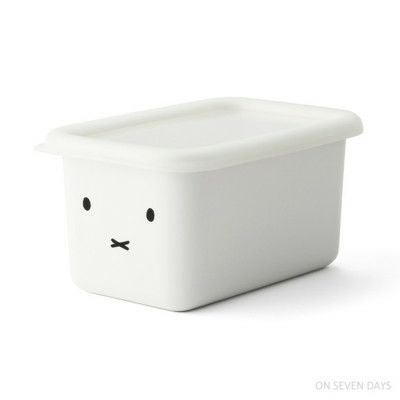 ミッフィーフェイス］深型角容器2点セット／miffy ｜オンセブンデイズ