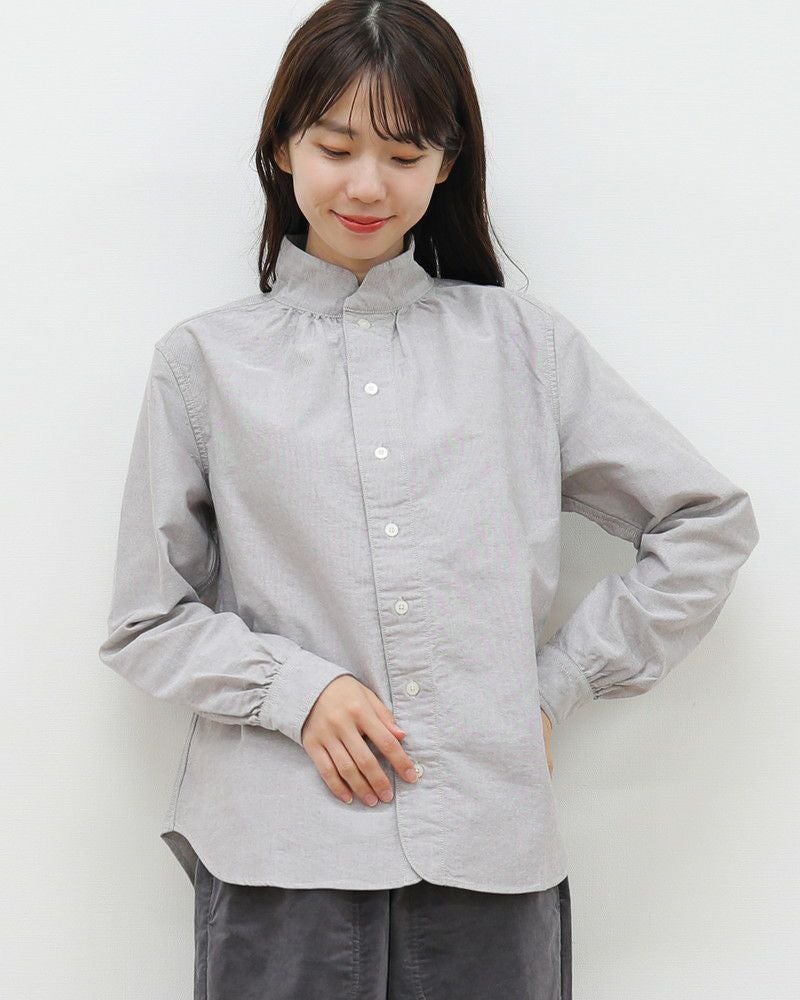 ＊drawcys＊定番人気オックスシャツ ユニセックス】刺繍入りオックスシャツ（シャツ・ブラウス） | Dessin