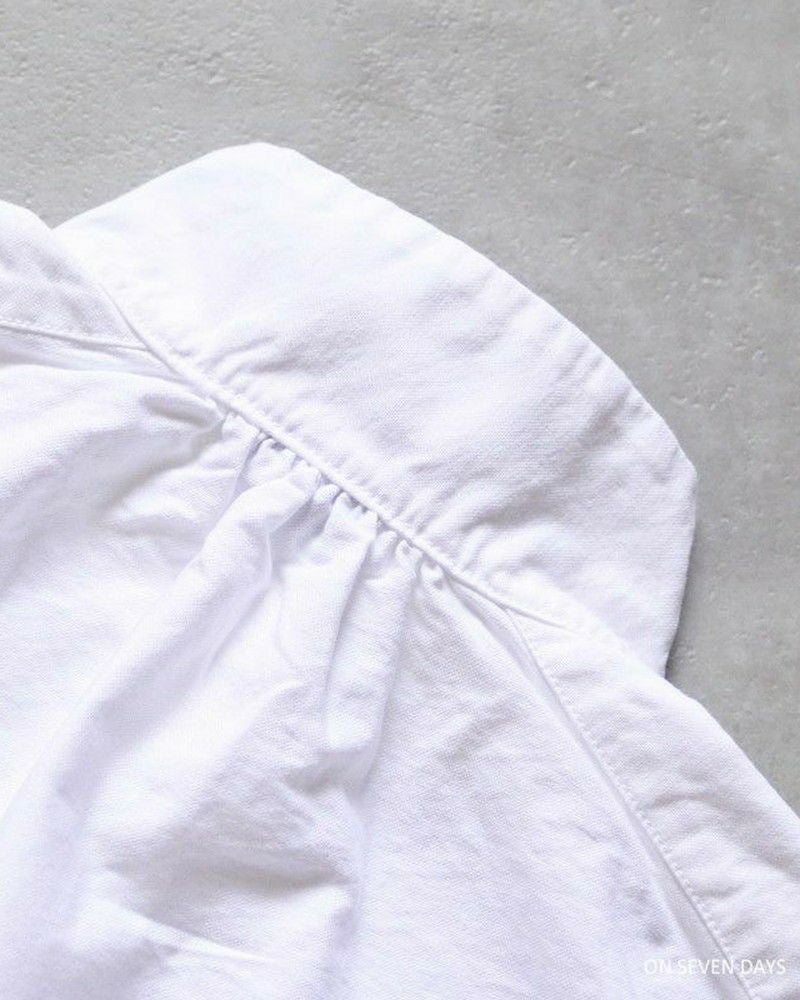 新品・未使用 ダナファヌル オックス スタンドカラーシャツ Dana Faneuil ダナファヌル スタンドカラーシャツ オックスフォード
