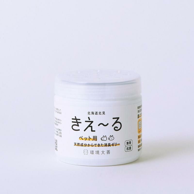 環境大善］きえ～る 消臭ゼリー クルマ用 無香 140g ｜オンセブン