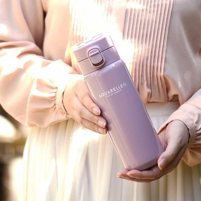 アクアレール］ステンレスワンプッシュキャリーボトル 520ml
