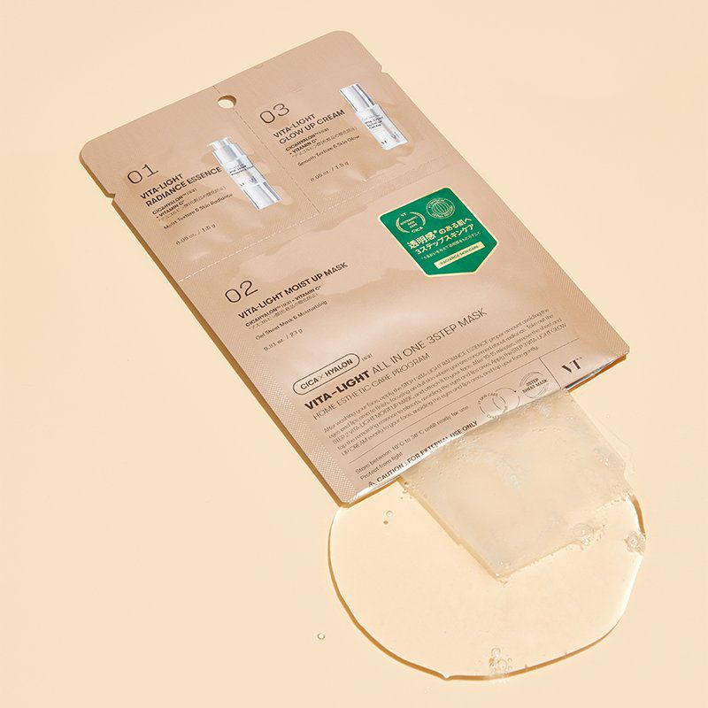 ELECTORE FACIAL ONE-STEP MASK 3本セット VT（ブイティー）公式