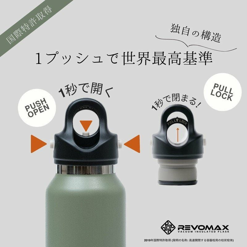 REVOMAX］炭酸ボトル 12oz SLIM 355ml／レボマックス ｜オンセブン