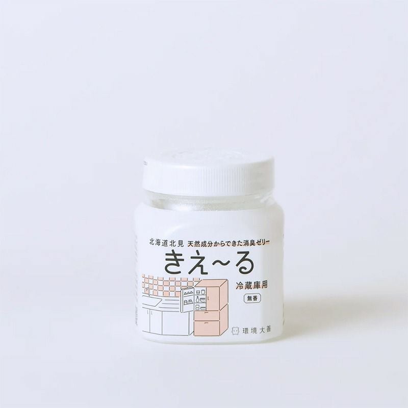 環境大善］きえ～る 消臭ゼリー 冷蔵庫用 無香 180g ｜オンセブン