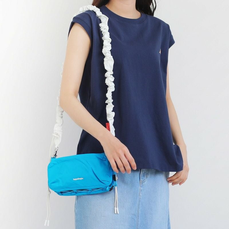 Topologie ボトルサコッシュ トポロジー ブルー MEDIUM Topologie/トポロジー Bottle Sacoche ボトルサコッシュ 【バッグ単体