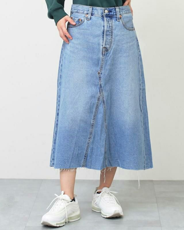 Levi's］HR A-LINE DECONデニムスカート／リーバイス ｜オンセブン