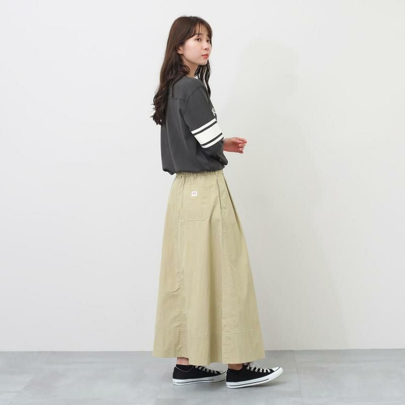 ［DANTON］ツイルツータックスカート