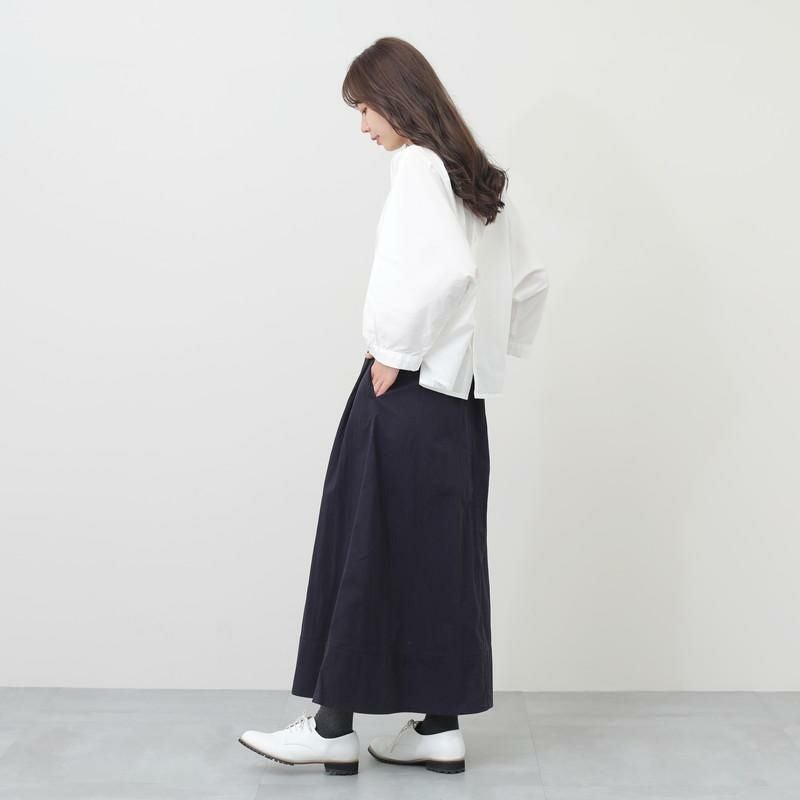 ［DANTON］ツイルツータックスカート