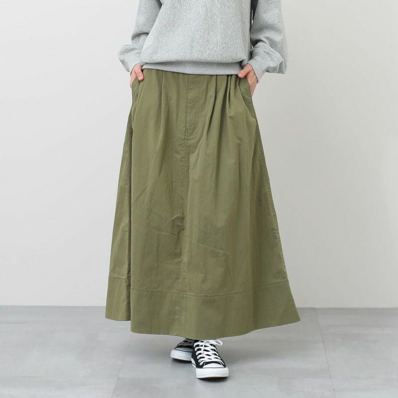 ［DANTON］ツイルツータックスカート