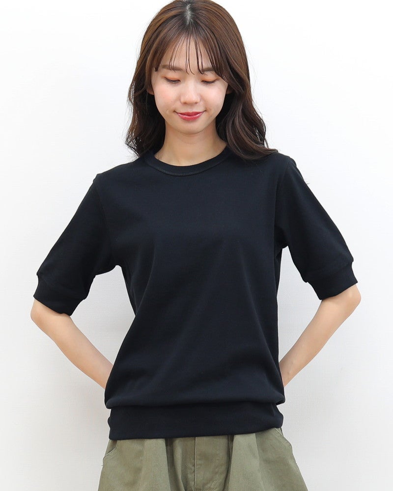10％OFF】［NOUVELLES DU PARADIS］トロワフライス5分袖クルーネック
