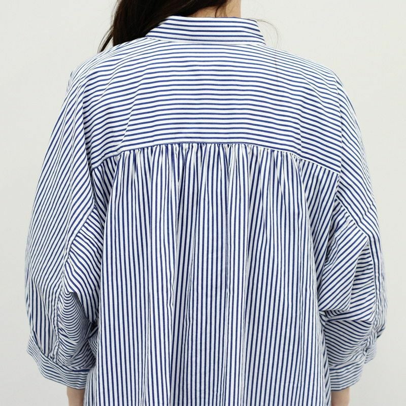 美品♡FRAMeWORK♡HOSE CLOTH スイングトップ　クリーニング済 ノベルティ対象】［grin］ブロードドルマンロングシャツ／グリン◇26SS