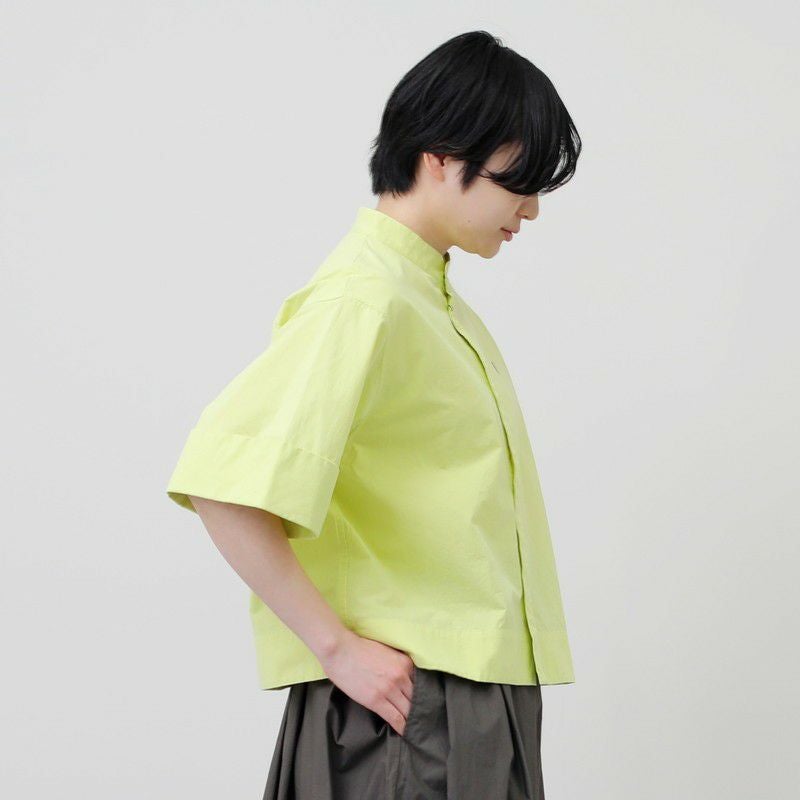 GYMPHLEX］スタンドカラー半袖シャツ／ジムフレックス ｜オンセブン