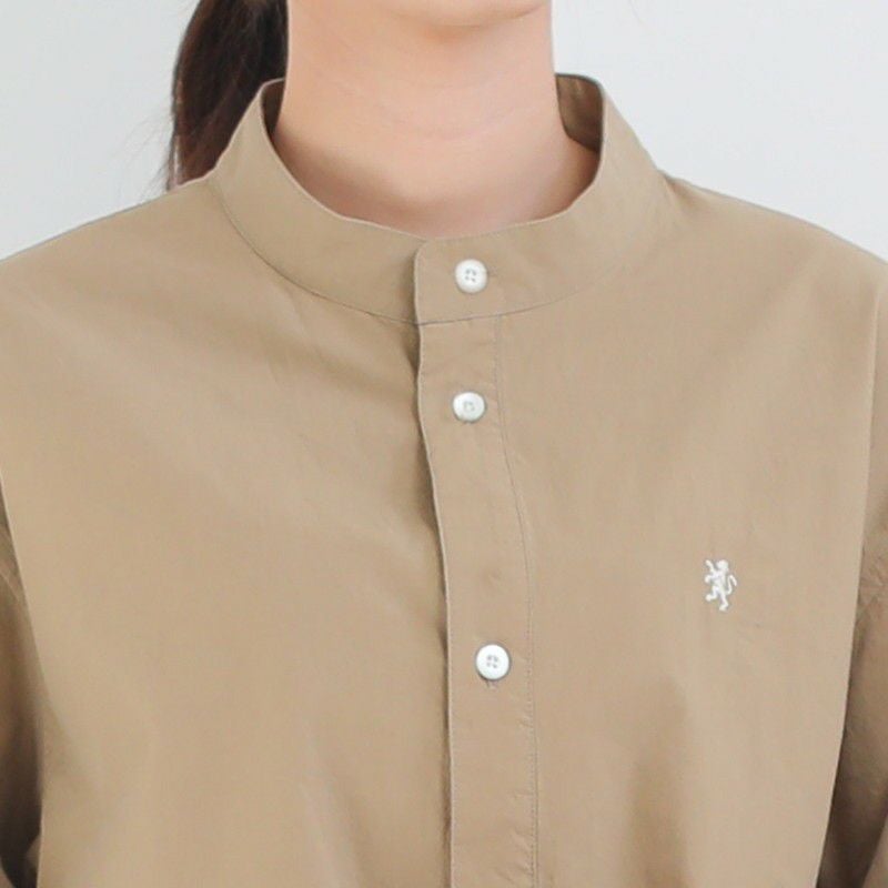 50％OFF】［GYMPHLEX］スタンドカラー半袖シャツ／ジムフレックス