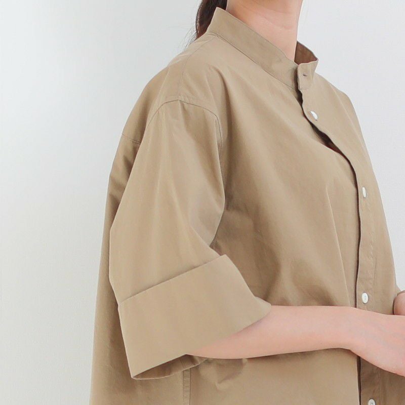 GYMPHLEX］スタンドカラー半袖シャツ／ジムフレックス◇26SS ｜オン