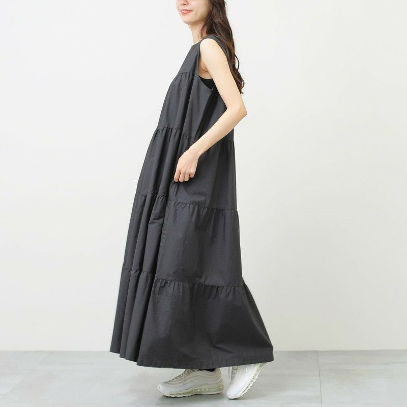 GYMPHLEX］ティアードノースリワンピース／ジムフレックス◇26SS