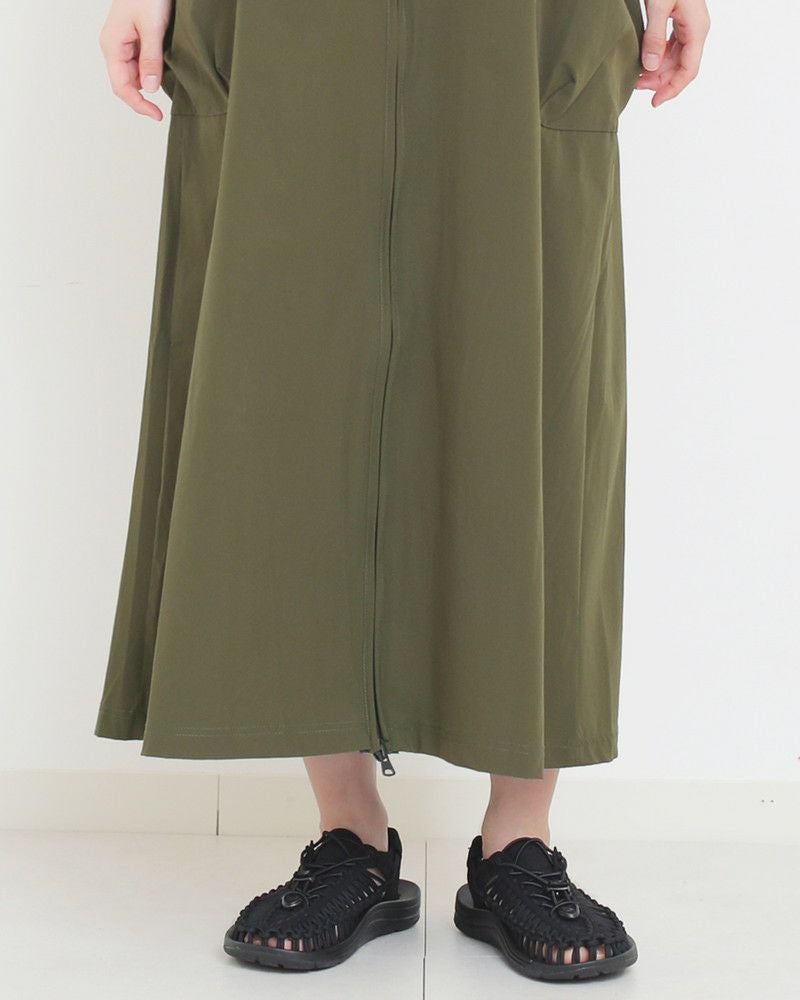 50％OFF】［THOUSAND MILE］フロントジップサロペットワンピース