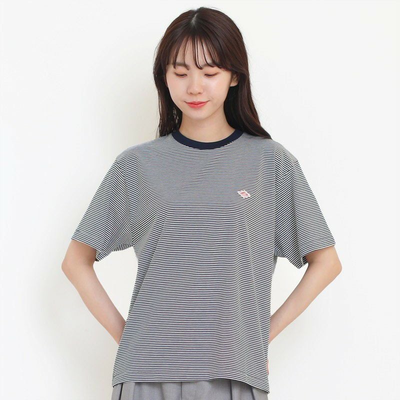 DANTON］ストライプロゴTシャツ／ダントン◇26SS ｜オンセブンデイズ