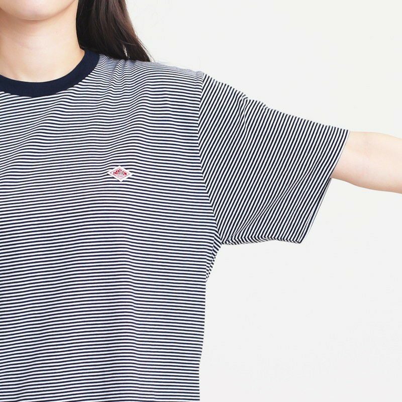 DANTON］ストライプロゴTシャツ／ダントン ｜オンセブンデイズ【公式通販】