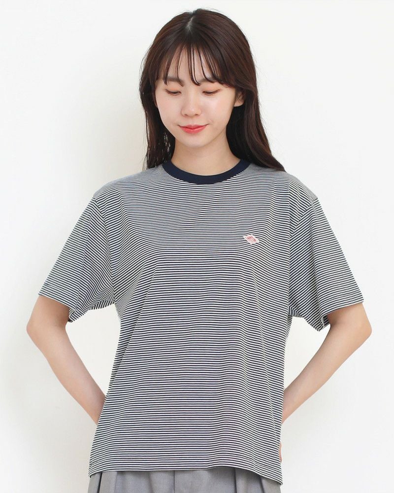 DANTON］ストライプロゴTシャツ／ダントン◇26SS ｜オンセブンデイズ