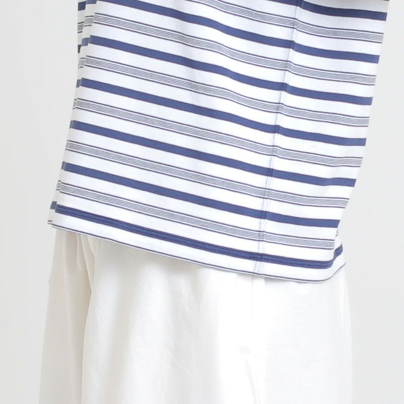 ［DANTON］ストライプポケットTシャツ