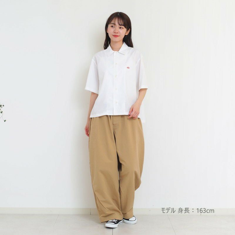 ［DANTON］コットンポプリン半袖シャツ