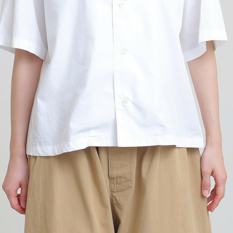 ［DANTON］コットンポプリン半袖シャツ