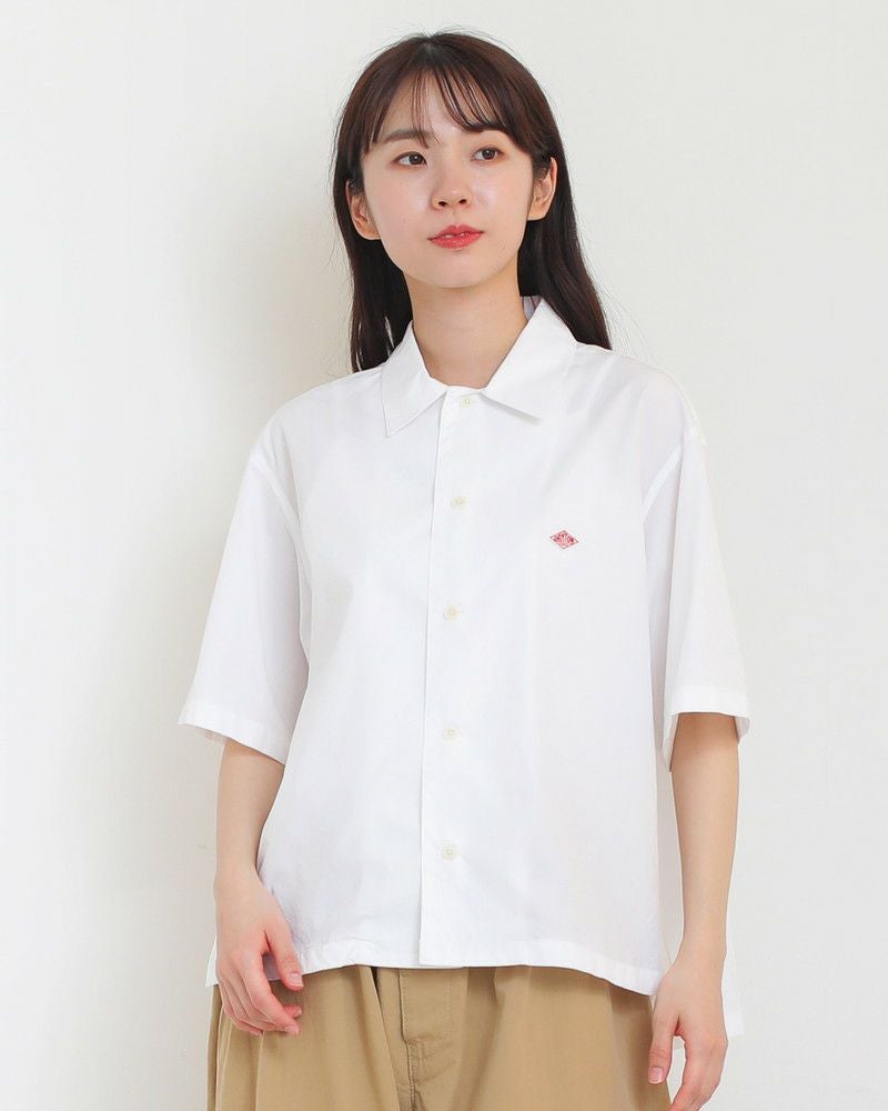 ［DANTON］コットンポプリン半袖シャツ