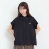 ［DANTON］コットンリネンギャザーブラウス