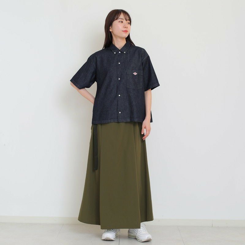 ［DANTON］ダンガリー半袖シャツ