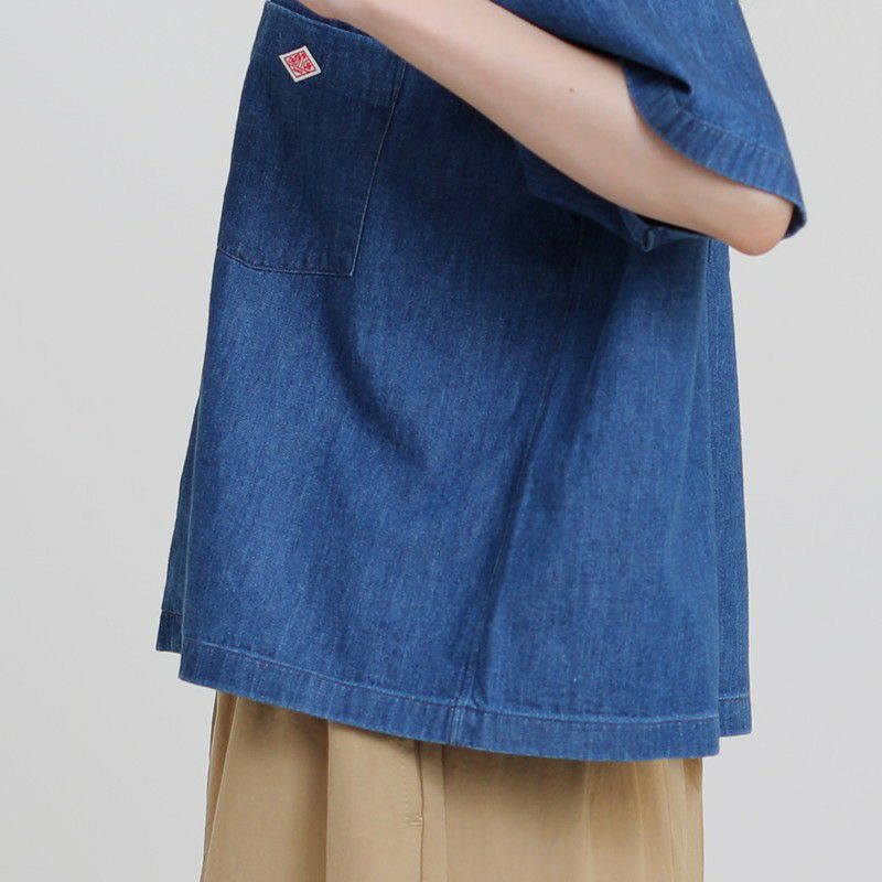 ［DANTON］ダンガリー半袖シャツ