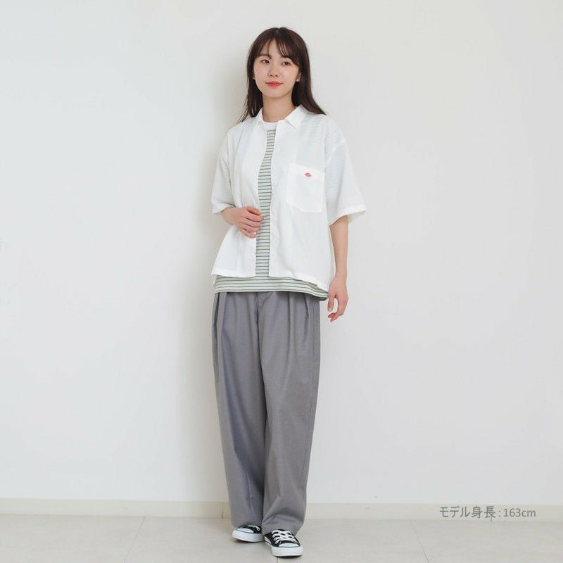 ［DANTON］ポリエステル半袖シャツ