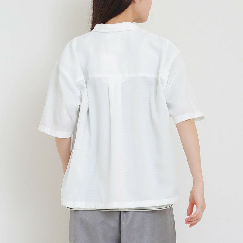 ［DANTON］ポリエステル半袖シャツ