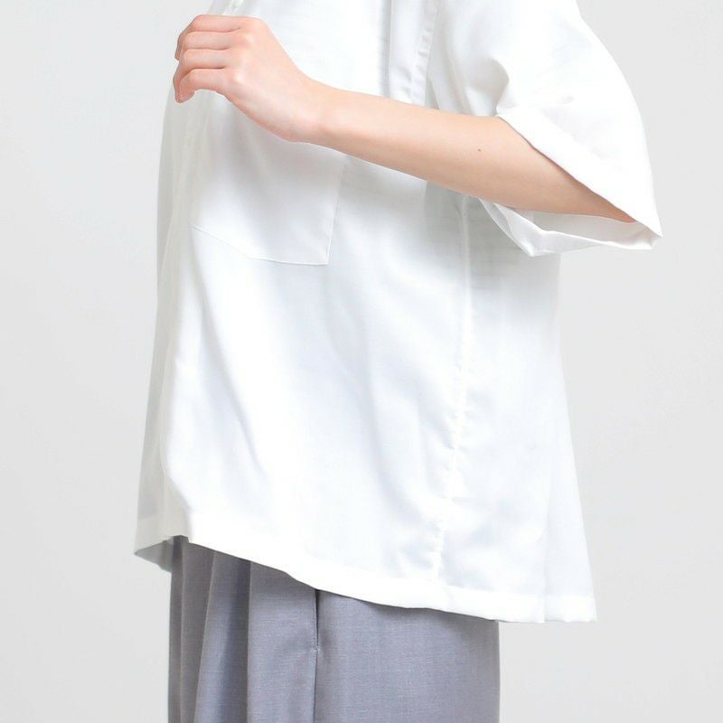 ［DANTON］ポリエステル半袖シャツ