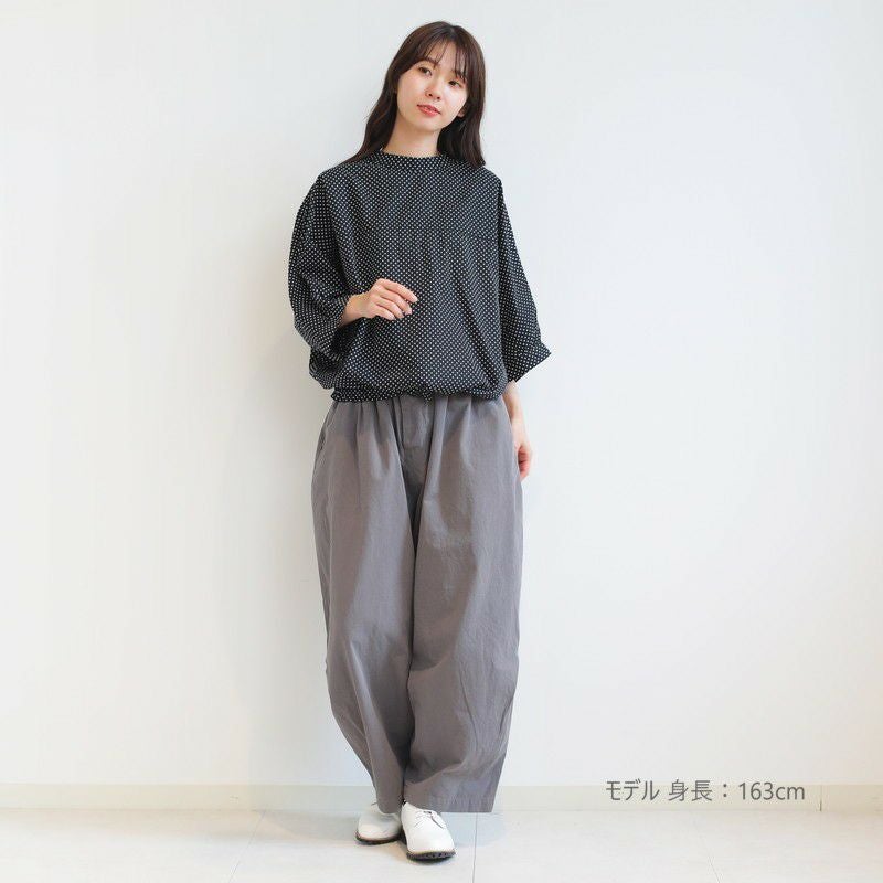 ノベルティ対象】［grin］ブロードドルマンシャツ／グリン◇26SS