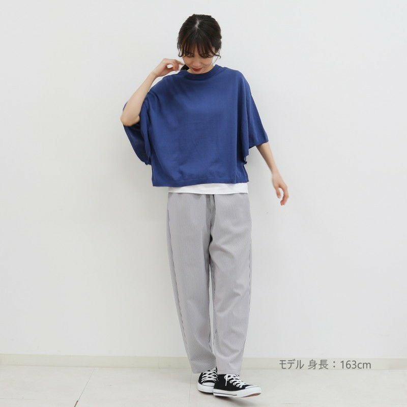 mao made］シャリコットン2WAYハーフスリーブプルオーバー／マオメイド