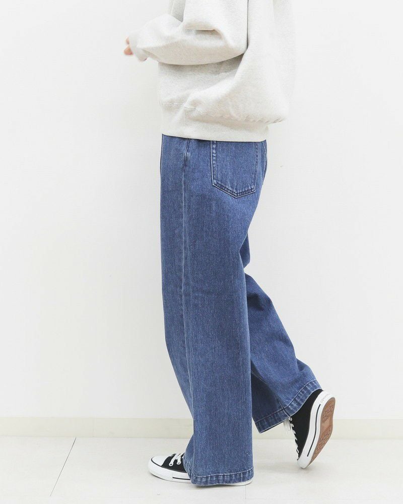 ［DANTON］タックデニムパンツ