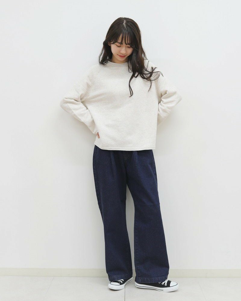 ［DANTON］タックデニムパンツ