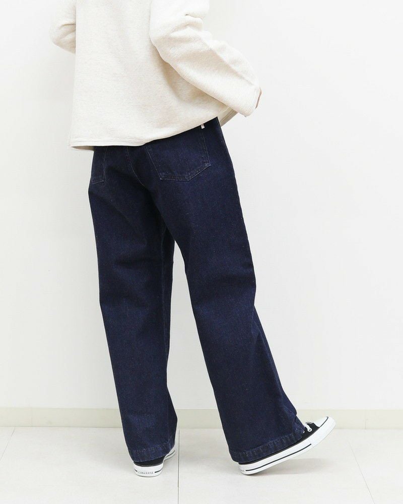 ［DANTON］タックデニムパンツ