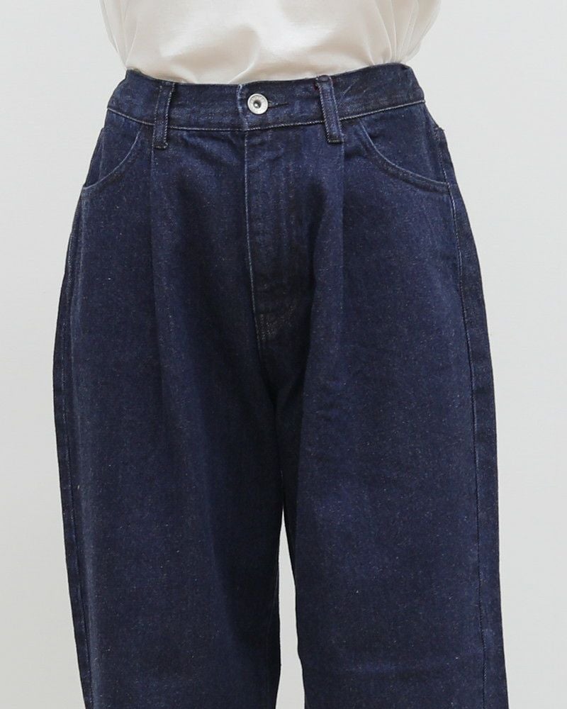 ［DANTON］タックデニムパンツ