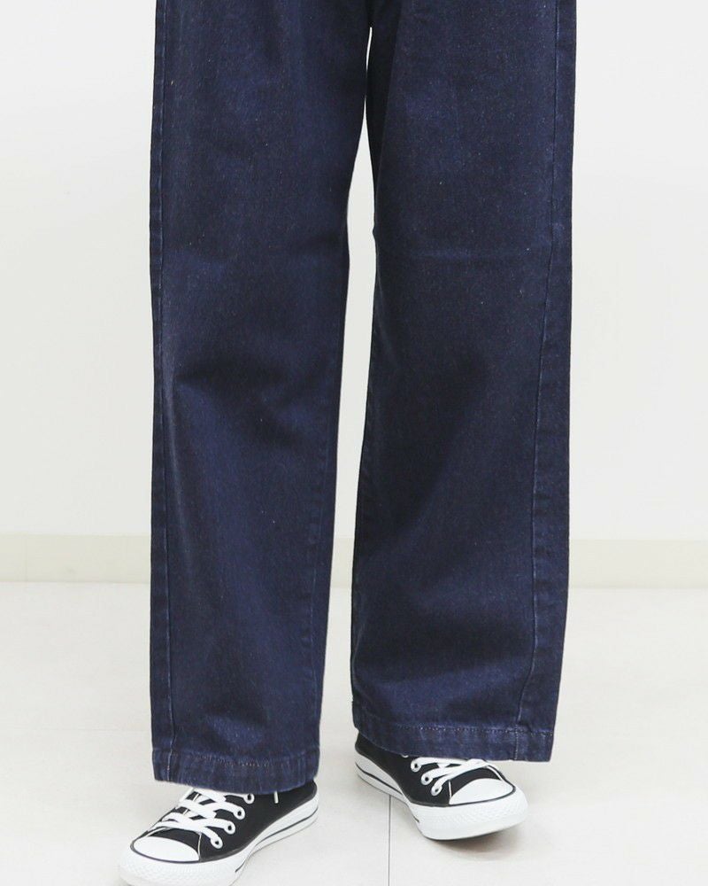 ［DANTON］タックデニムパンツ