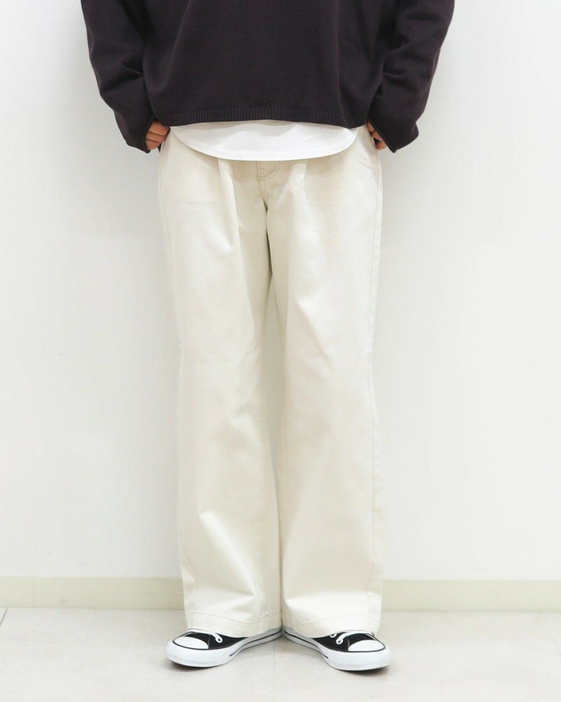 ［DANTON］タックカツラギカラーパンツ