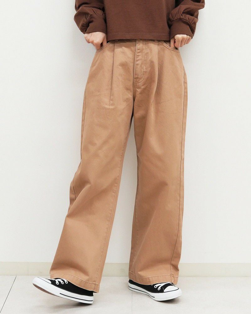 ［DANTON］タックカツラギカラーパンツ