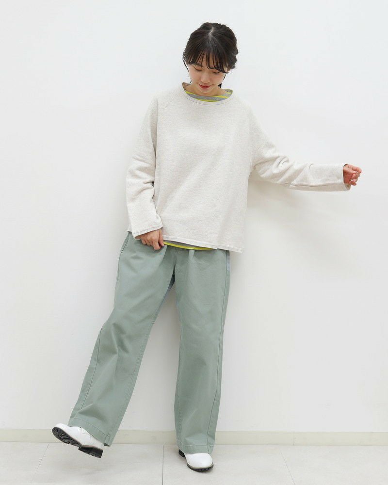 ［DANTON］タックカツラギカラーパンツ