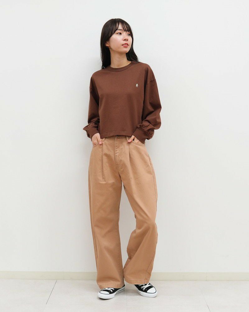 ［DANTON］タックカツラギカラーパンツ