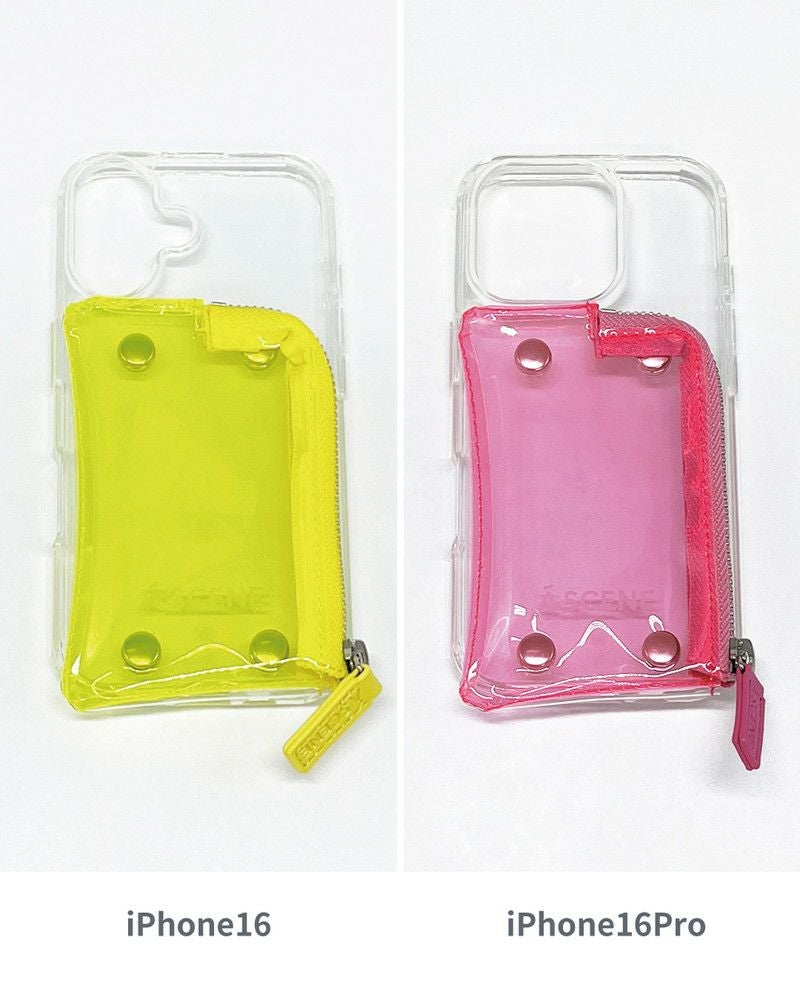 A SCENE］PVC clear case スマホケース〈iPhone16/16Pro対応