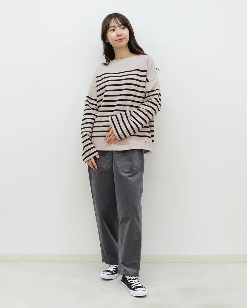 最終価格★新品未使用★ORCIVAL（オーシバル）/ RACHEL ボーダーT ORCIVAL］RACHELワイドボートネックプルオーバー／オーシバル ｜オン